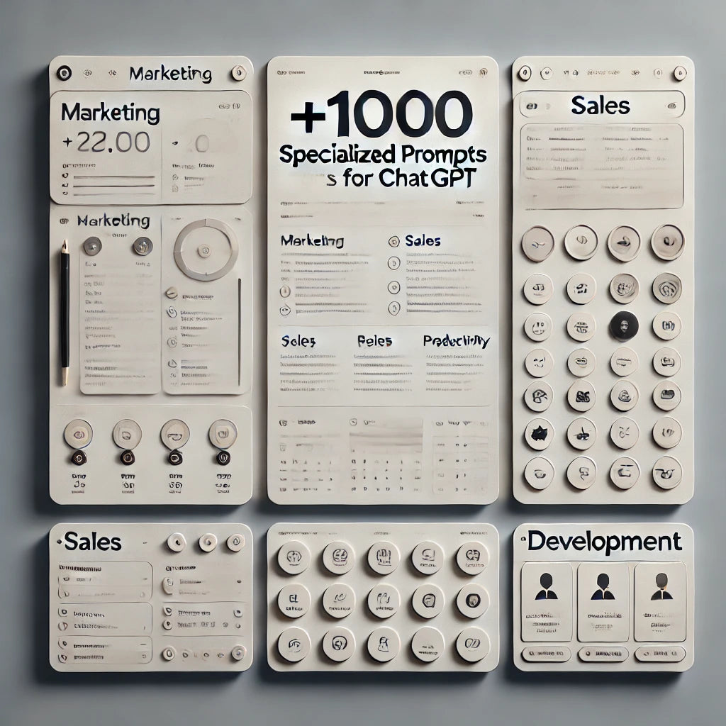 ChatGPT + 1000 prompts especializados